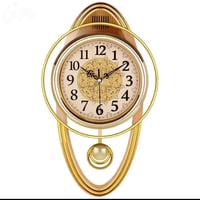 كبير خمر ساعة حائط فاخره البندول بسيط أنيق