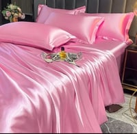 طقم مفارش أسِرة حريرية نوردية بغطاء لحاف ، ملاءة س...