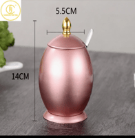 الفولاذ المقاوم للصدأ مجموعة جرة التوابل مع ملعقة...