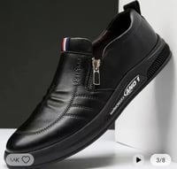 أحذية جلدية غير رسمية للرجال أحذية بدون كعب علامه...