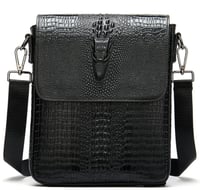 , حقيبة كروس من جلد البقر الطبيعي