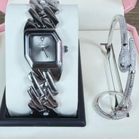 ساعه نسائية مع سواره أنيقه 101