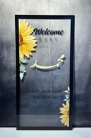 لوحة استقبال مواليد آكريليك 100*50 سم