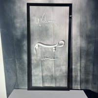 لوحة استقبال مواليد آكريليك 100*50 سم