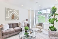 لوحة جدارية فنية، قماش كانفس - انسجام هندسي