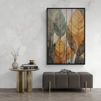 لوحة جدارية فنية، قماش كانفس -حوار الاوراق