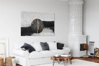 لوحة جدارية فنية، قماش كانفس - انسجام هندسي