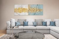 لوحة جدارية فنية، قماش كانفس للصالة - عُمق