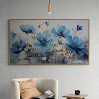 لوحة فن معاصر ورد ريلاكس