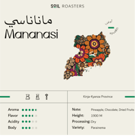 قهوة ماناناسي اوغندي - محمصة سويل