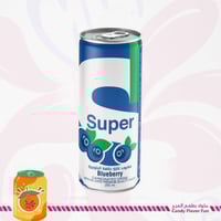 سوبر مشروب غازي بالتوت الأزرق 250 مل