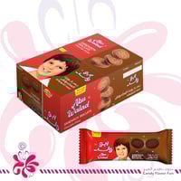 ‏أبو ولد بسكويت سندويش نكهة شوكولاتة12 قطعة