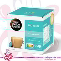 كبسولات قهوة نسكافيه دولتشي غوستو فلات وايت