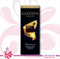 لوح الشوكولاتة الداكنة جوديفا 90% كاكاو90جم