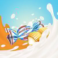 حلوى كراميل الحليب "سويت دروب" من روشين 150جم