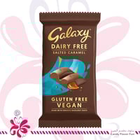 لوح شوكولاتة جالاكسي بالكراميل المملح نباتي وخالي...