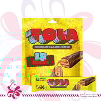 ويفر تولا الصغير المغطى بالشوكولاتة والكراميل من ن...