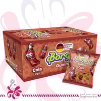 بورقات حلوى جلي بنكهة الكولا ، 24× 12 جرام
