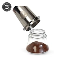 مطحنة يوريكا بيبي اليدوية - خشب الجوز والزجاج