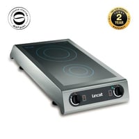 (LINCAT IH21) موقد حث على سطح الطاولة بمنطقتين