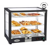 حافظة عرض وتسخين طعام 5 أرفف من رولر غريل