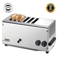 (LINCAT LT6X) محمصة خبز بستة فتحات، آلية رفع مقصية