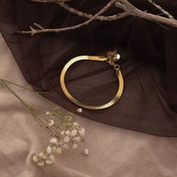 Herringbone Bracelet | Gold