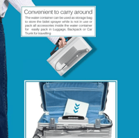 شطاف بمضخة ماء بسعة 800 مللي أمبير في الساعة