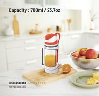 بورودو - خلاط محمول 700مل بقوة 240W - ابيض او اسود