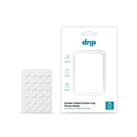 حامل Drip بسيليكون مزدوج بشفط قوي – شفاف
