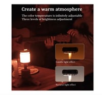 مصباح تخييم ليد بسعة كبيرة 10000 مللي أمبير في الس...