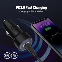 جودا شاحن سيارة USB‑C PD 20 W – أسود