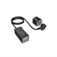 راف باور - منصة شحن 75 واط ثلاث منافذ تايب سي ومنف...