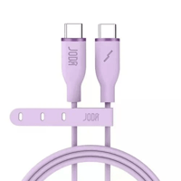 JODA SLIP 60 كابل شحن سيليكون 60 واط 1 متر – ألوان...