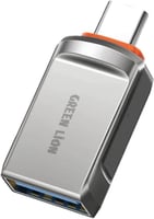 جرين ليون محول OTG من USB-A إلى USB-C – رمادي