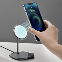 بيسوس - قاعدة جوال مكتبية بتقنية الماج سيف مع شاحن...