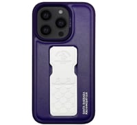 بولو - كفر ايفون 14Pro بنفسجي مع مسكة - ابيض