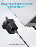 أنكر - شاحن جداري انكر 323 بقوة 33 واط بمنفذ تايب...