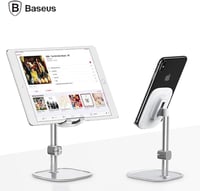 بيسوس - حامل مكتبي للهاتف والتابلت - اسود