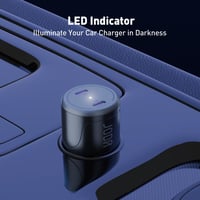 جودا كاربولت شاحن سيارة 140 واط USB-C – أسود