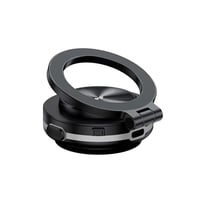 دريب حامل مغناطيسي للجوال قابل للدوران - اسود