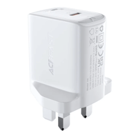 AceFast - فيش جداري A4 بقوة 20 واط منفذ تايب سي -...