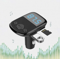 لدنيو - شاحن سيارة مع بلوتوث بشاشة ديجيتال