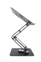 ارتاكو ستاند لابتوب معدني قابل للدوران 360° وارتفا...