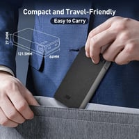 جودا Nano 20 بنك طاقة 20000mAh PD 20W – أسود