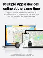 إيسفاست S2 جهاز تتبع ذكي متوافق مع Apple Find My