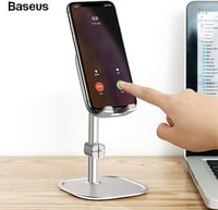 بيسوس - حامل مكتبي للهاتف والتابلت - اسود