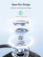 راف باور - سماعة اذن لاسلكية - اسود