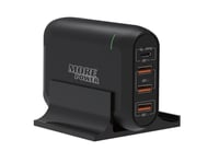 شاحن مكتبي More Power بقوة 66W مع 4 منافذ – QC3.0...