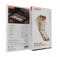 بورودو كيبورد قابل للطي - شفاف أبيض